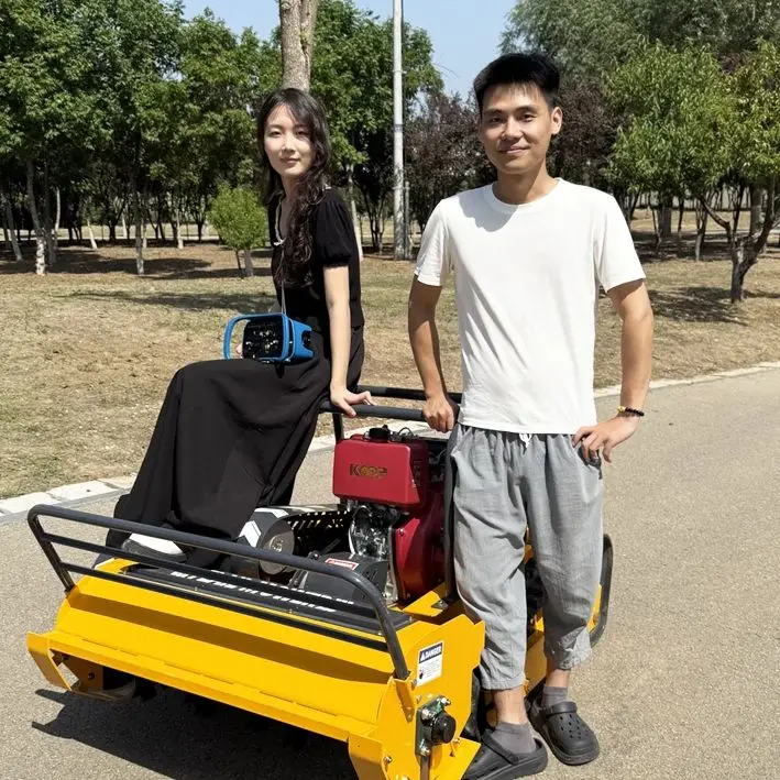 Tondeuse à gazon télécommandée intelligente personnalisée pour la maison, avec largeur de coupe de 800/1000/1200mm, pour obtenir un entretien efficace du jardin