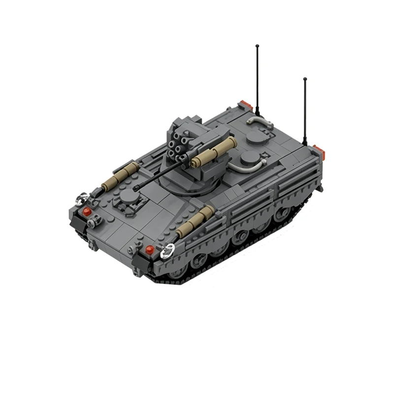 1A3 Infantry Fighting Vehicle Model MOC Building Bricks War Equipment Style Modular Technology Gifts Holiday Assemble Toys Suit