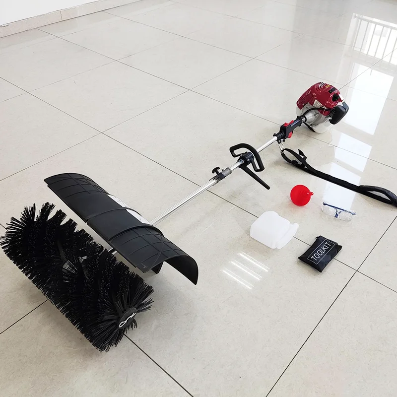 ماكينة تمشيط العشب الاصطناعية بالدفع اليدوي 2025 - أداة تمشيط العشب متعددة الوظائف - مكنسة عشب مثبتة على الجانب