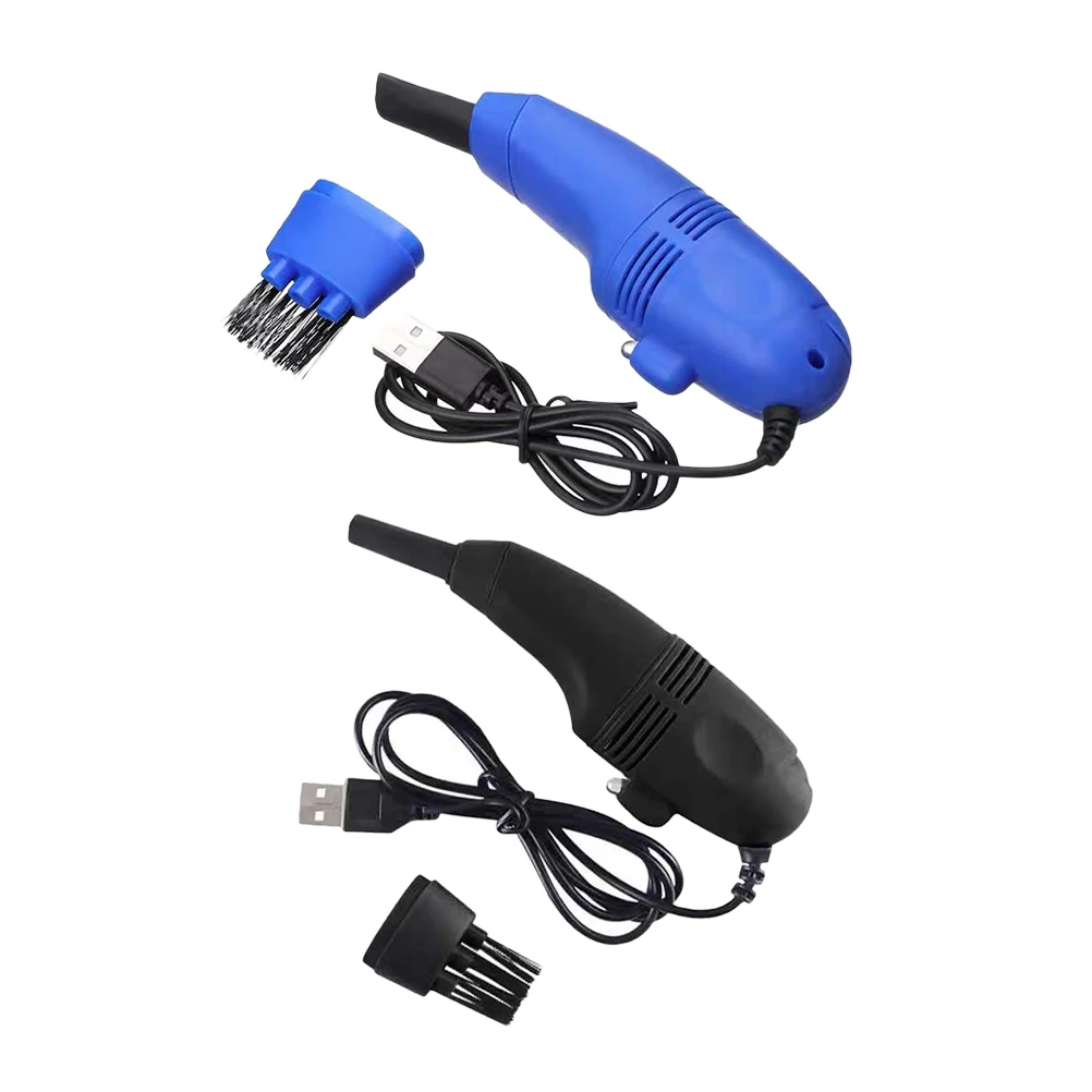 

2 pcs Keyboard Mini USB Handheld Vacuum for Computer Computer Cleaner Laptop Desktop Cleaning Supplies