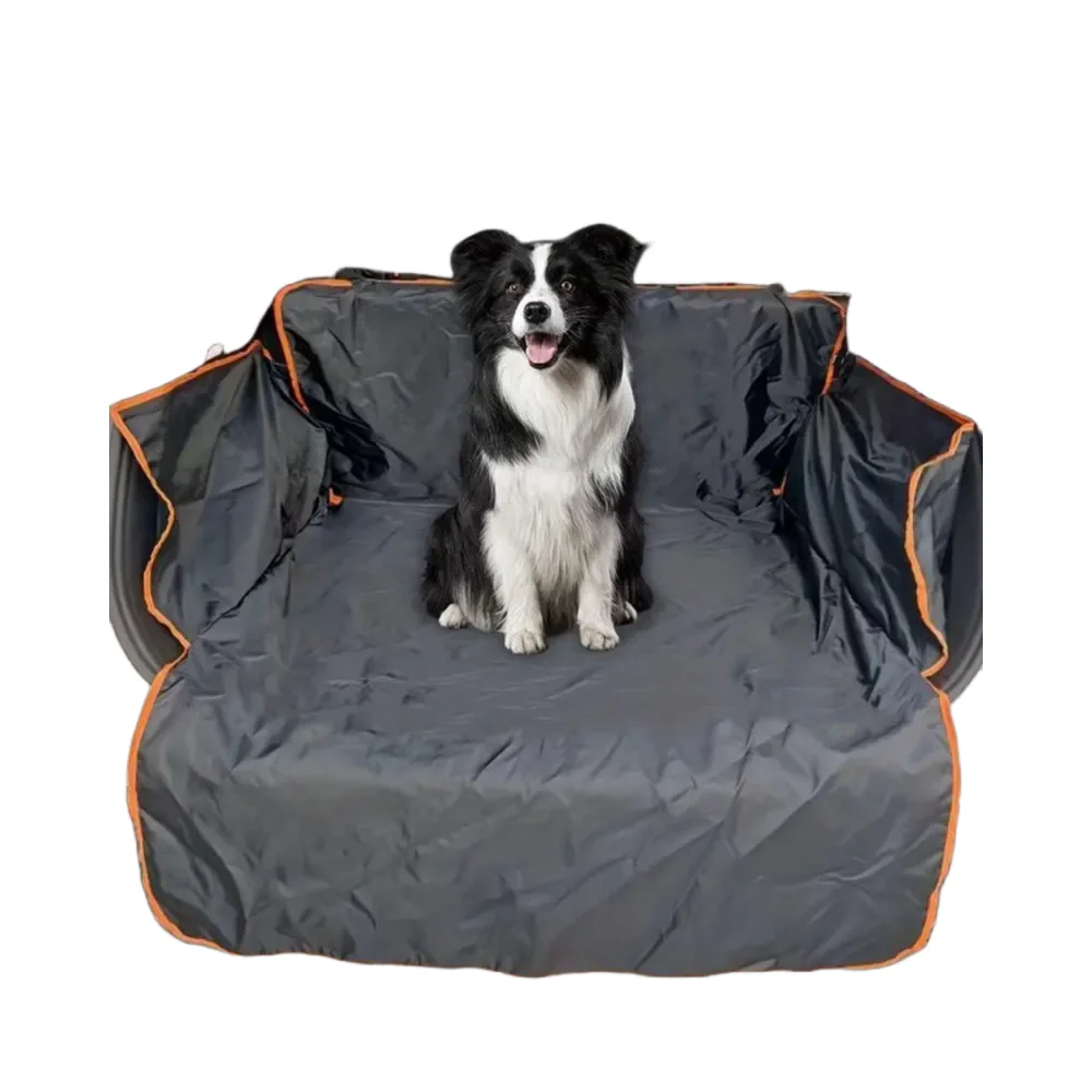 Dog Car Seat Cover Waterproof 600D Oxford Cloth Pet Travel Dog Carrier Car Trunk Mat Protector SUV Cargo Liner For Dogs