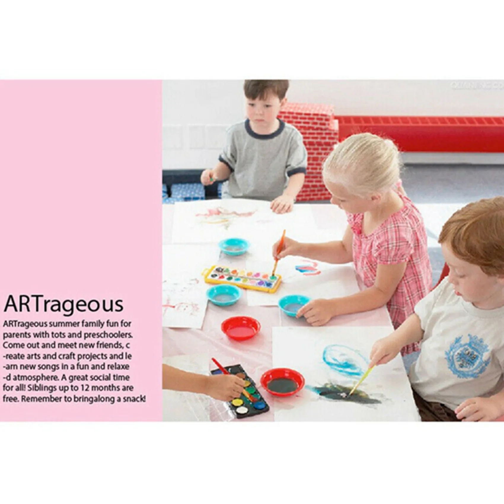 ชุดเสื้อกันเปื้อนศิลปะสำหรับเด็ก A04F-Pack จำนวน 2 ชิ้น, ผ้ากันเปื้อนสำหรับเด็กกันน้ำสำหรับวาดภาพ & ชุดแปรงทาสีฟองน้ำสำหรับเด็ก 47 ชิ้น