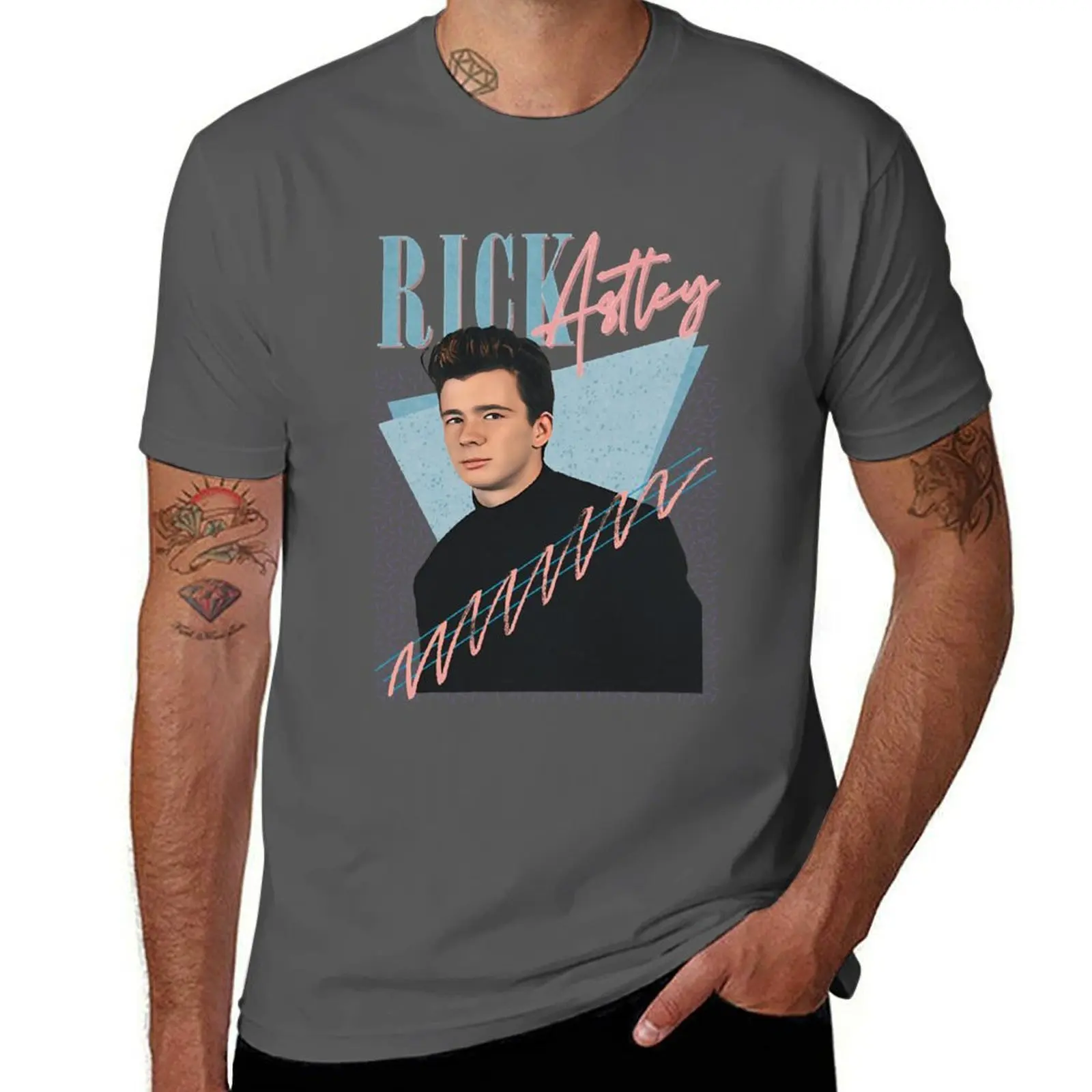 

Rick Astley T-Shirt Plus Size Street Style Tee