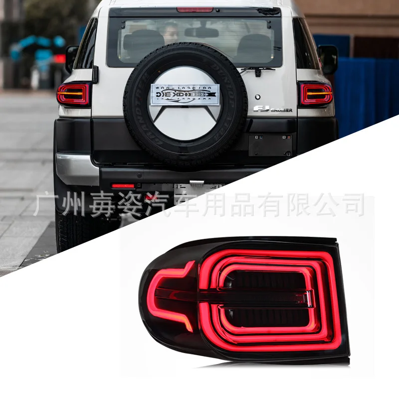 

Подходит для Toyota 07-20 FJ Kulusawa, задний фонарь в сборе, модифицированный светодиодный ходовой фонарь, стоп-сигнал, указатель поворота для ходовой воды