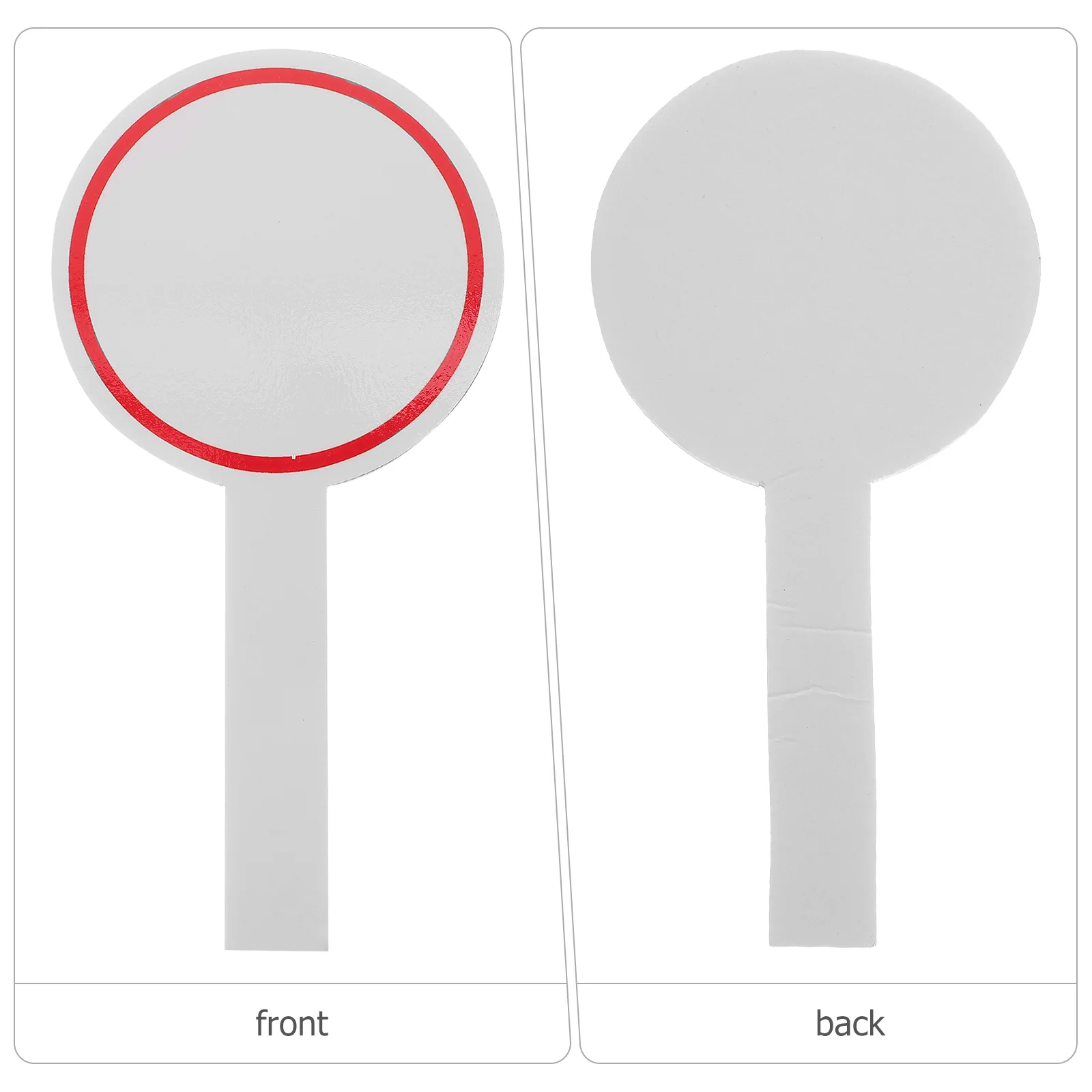 Thumbs down Paddle Score Board Small Dry Erase Boards Double Sided Handheld Whiteboard Students