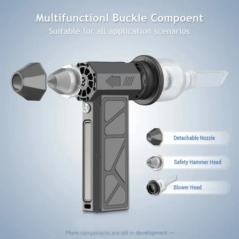 

Многофункциональный автомобильный вентилятор — сильный ветер + всасывающее устройство с подсветкой — идеально подходит для спасения и обслуживания транспортных средств
