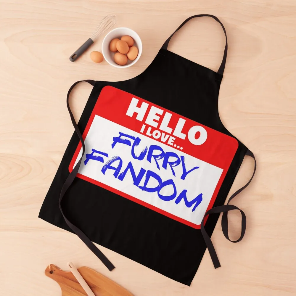 

Furry Fandom Apron Kitchen Utensils cleanings Apron