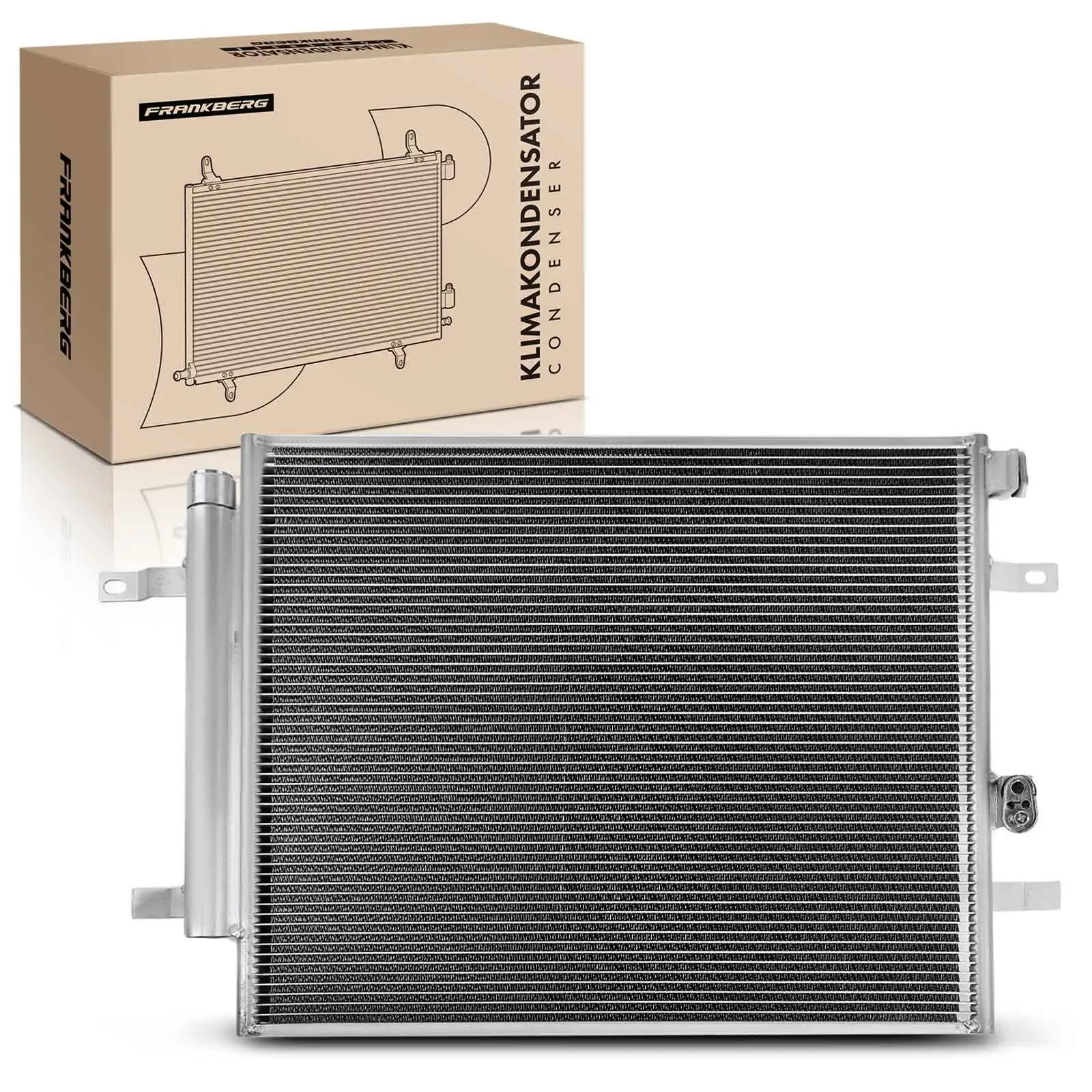 Frankberg 1x Kondensator Klimaanlage für Fiat 124 Spider 348 1.4L Bj ab 2016 6000615271 68332589AA 941105 30112 6000613169