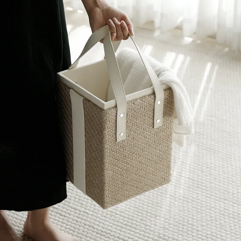 

Портативные декоративные корзины для хранения: органайзеры для одежды, детских игрушек и бытовых принадлежностей для гостиной