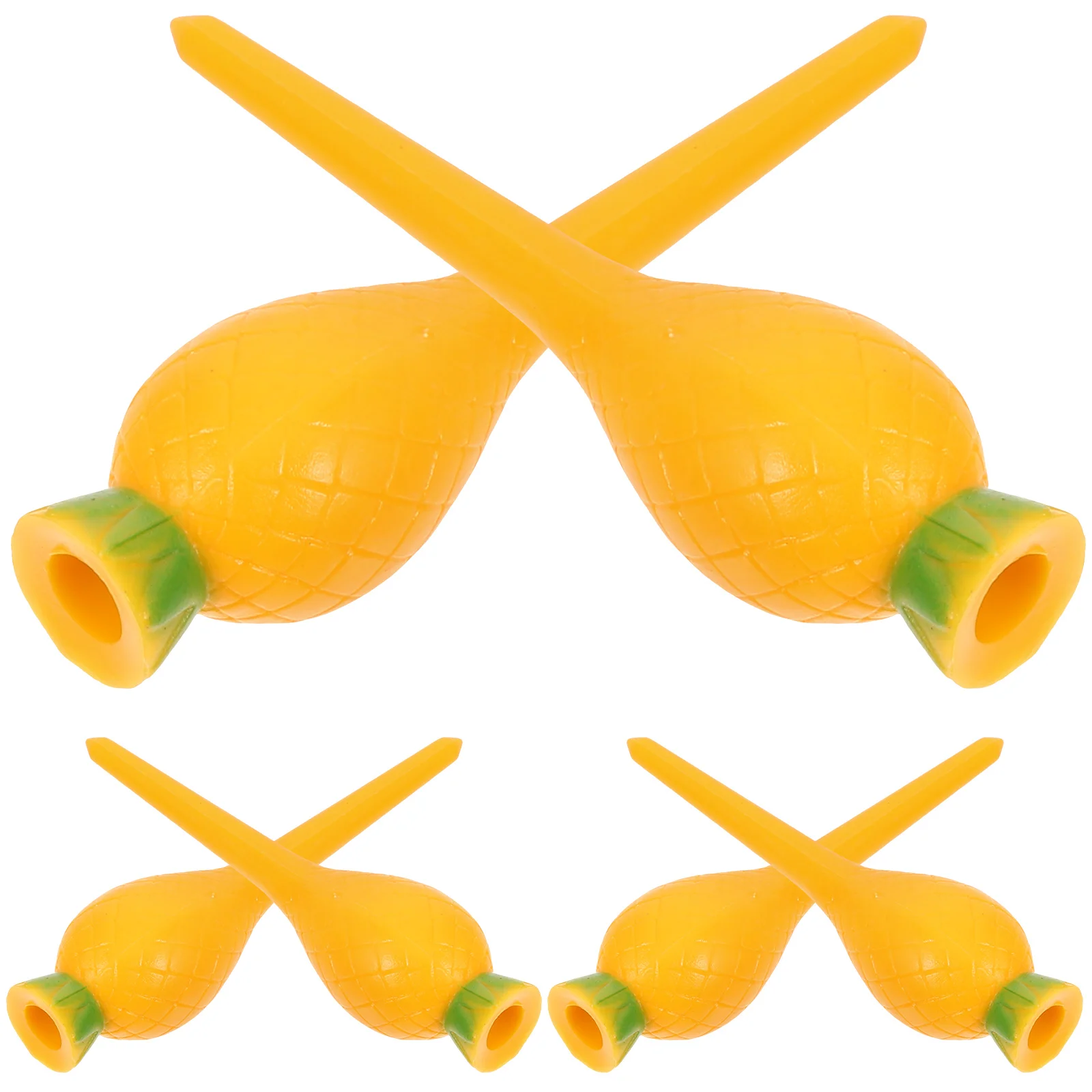 

6Pcs Tall Golf Tees Wear-Resist Reusable Plastic Spikes Convenient Golf Training Accessories for Sports Lovers