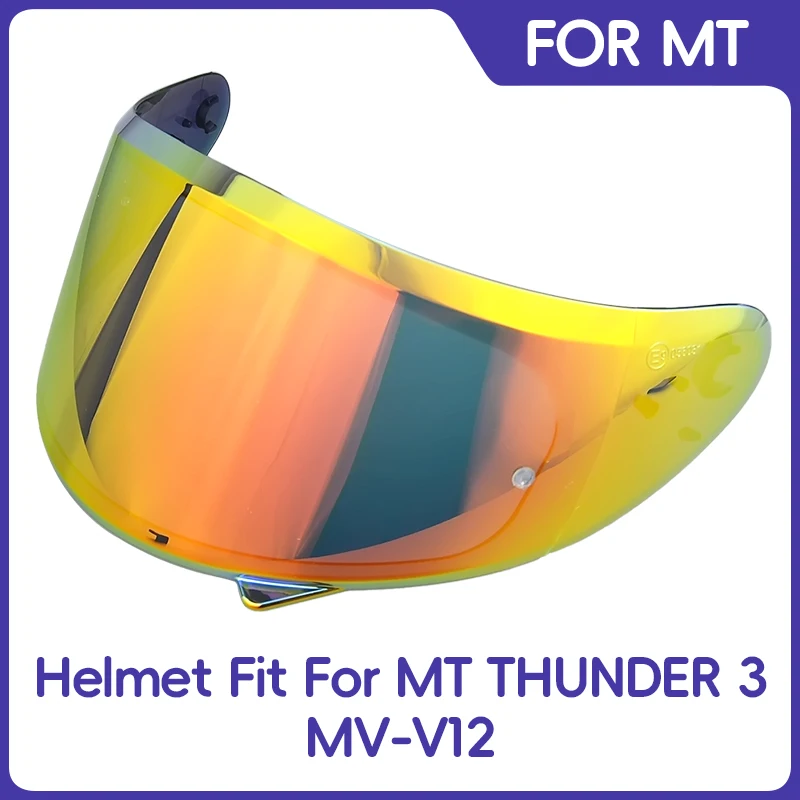 

Helmet Visor MT-V-12 Helmet Shield for MT Stinger Helmet and MT THUNDER 3 MT-V12 Sunshield Casco Para Moto Visera