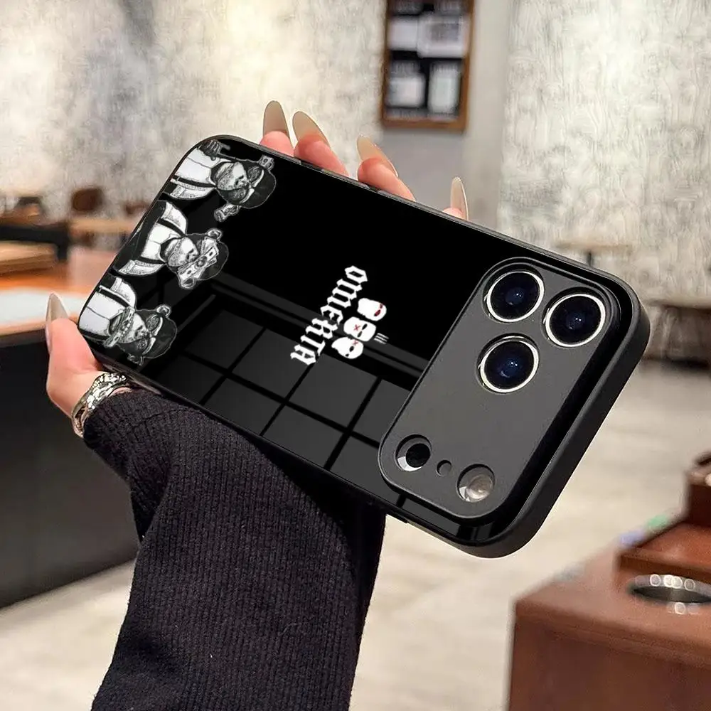 Sänger 47 O-Omerta M-Maes Handyhülle für iPhone 17 16 15 14 Air 12 11 13 Pro Max Mini X Xr Xs Se Puls Glasabdeckung