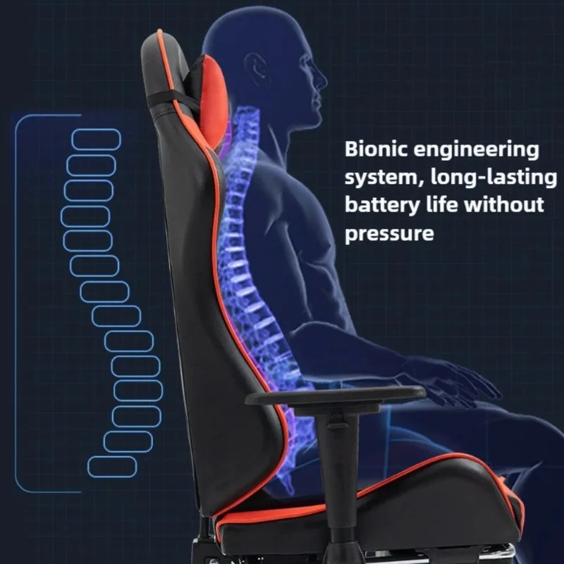 Gaming Gaming Chair Ergonomic Comfortable Leather Gaming Chair Reclining Lifting High Back Rotating Racing Gaming Chair