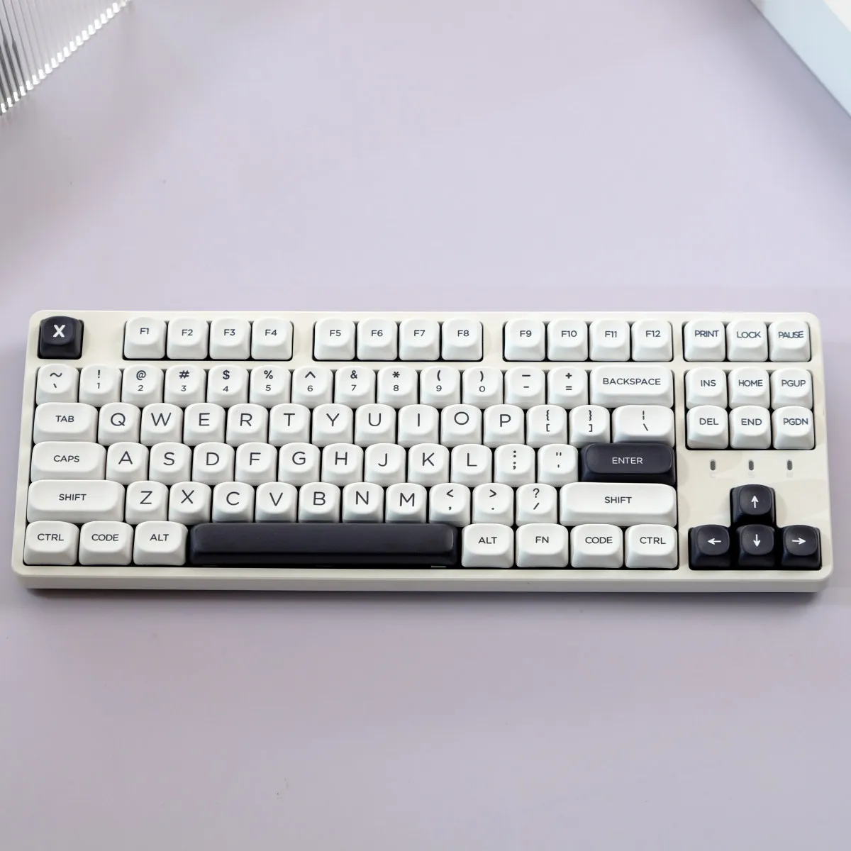Imagem -04 - Mea Perfil 129 Teclas Minimalista Branco Pbt Material Corante Sublimação Keycaps Conjunto para mx Switch Teclado Mecânico de Jogos Gk96