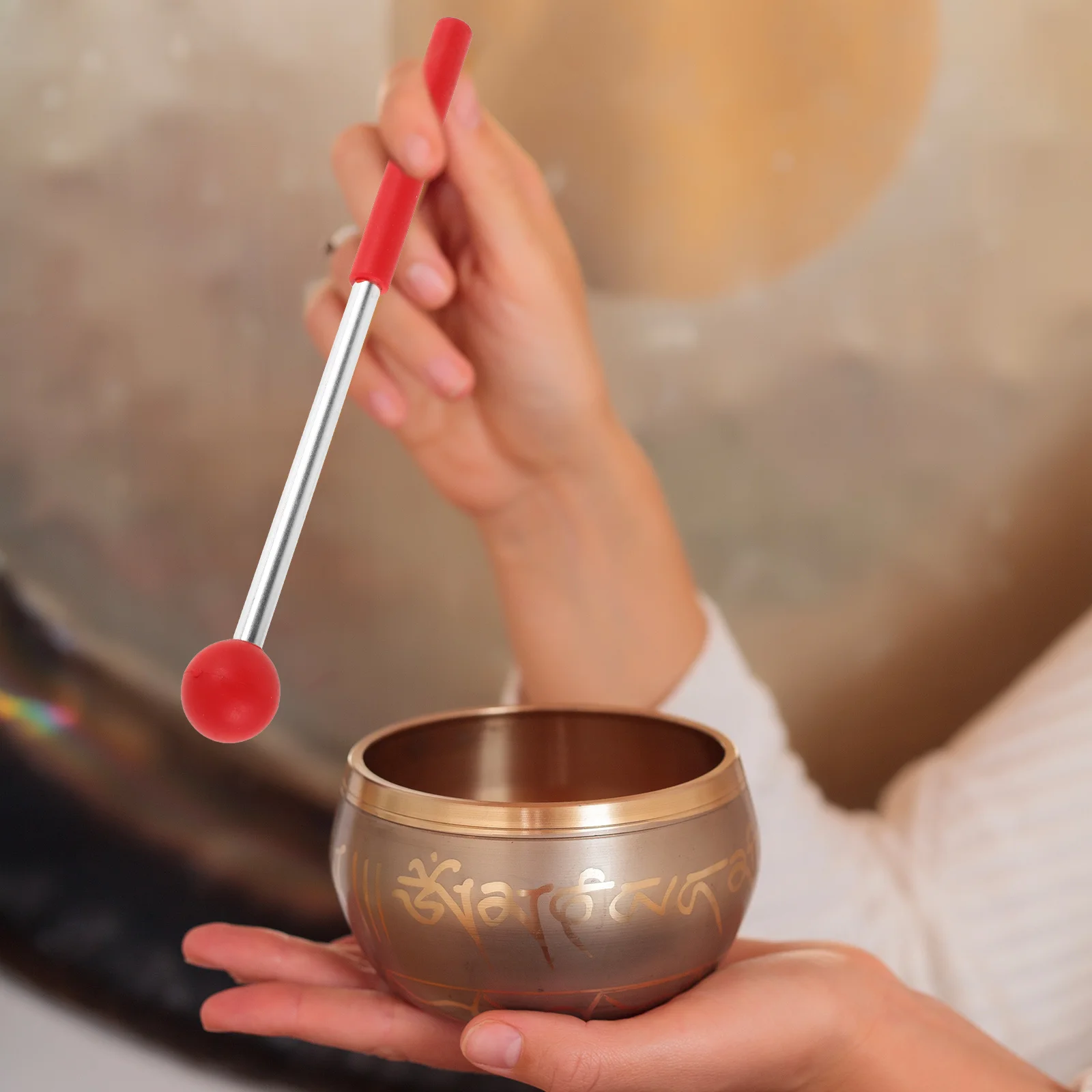 

1Pair Longevity Tongue Drum Mallets Safe Materials Stable Design Marimba Xylophone Lightweight Percussion Mallets Accessories