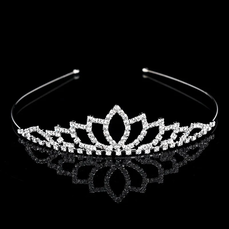 ZANLLOY Elegant Fashion Ladies party Hair Accessories Girl birthday Gift Princess Headband Bride Wedding Crystal Crown