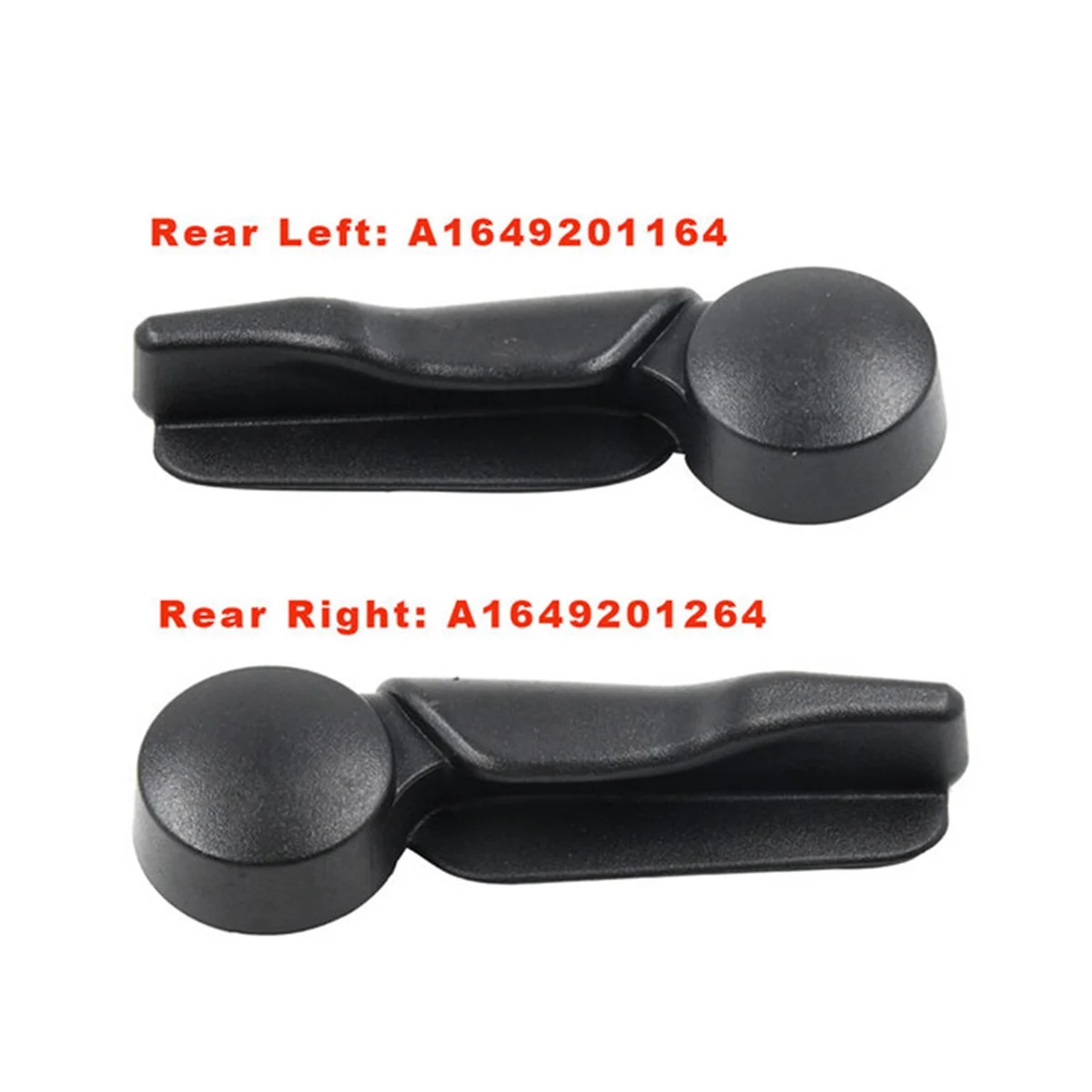 Car Rear Left & Right Release Handle Adjustment for -Class GL350 450 550 1649201164,1649201264