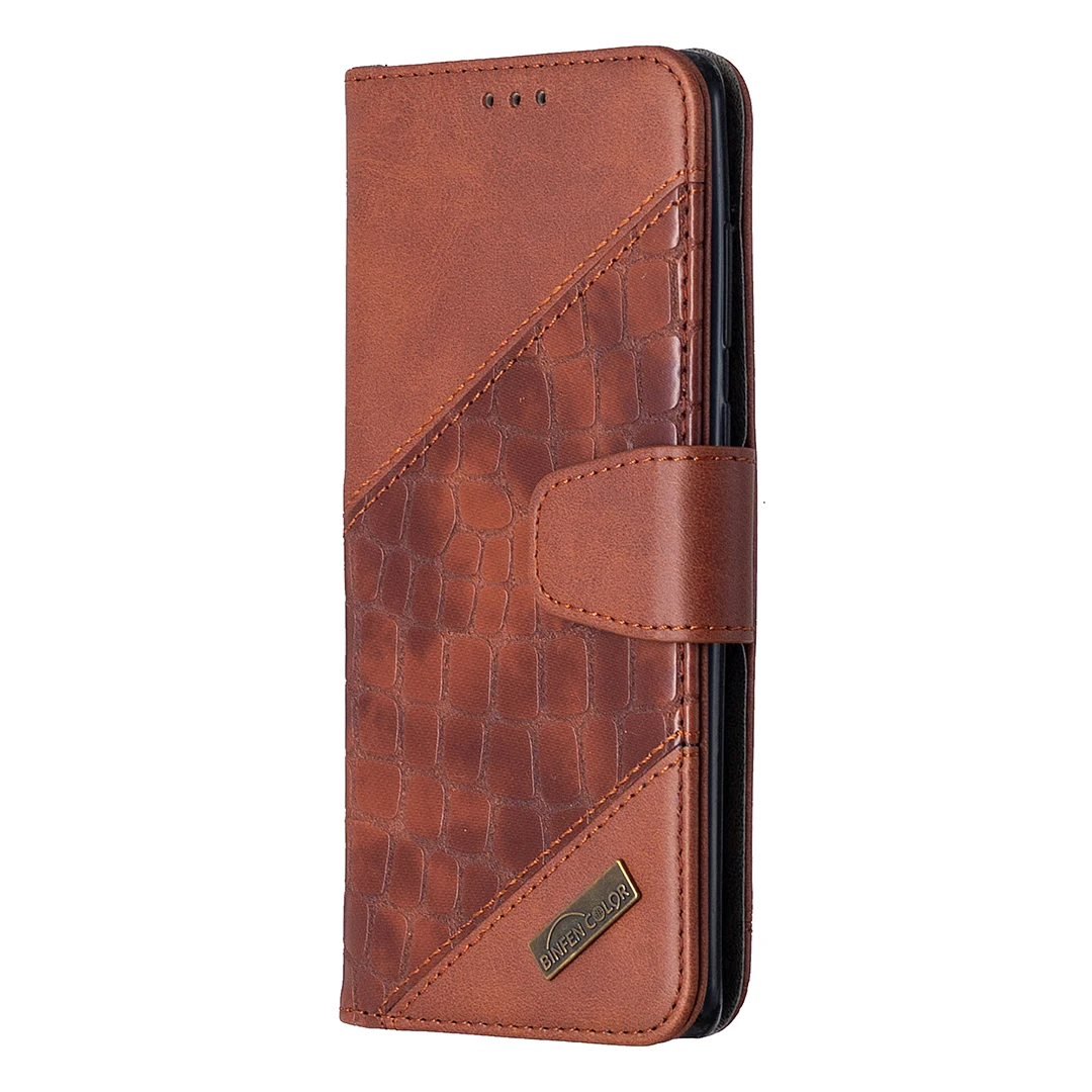 Alligator Leather Case Anti-fall Flip Wallet Phone Case for Samsung Galaxy  A70 A71 A72 A73 A81 A82 A91 M32 4G/ 5G