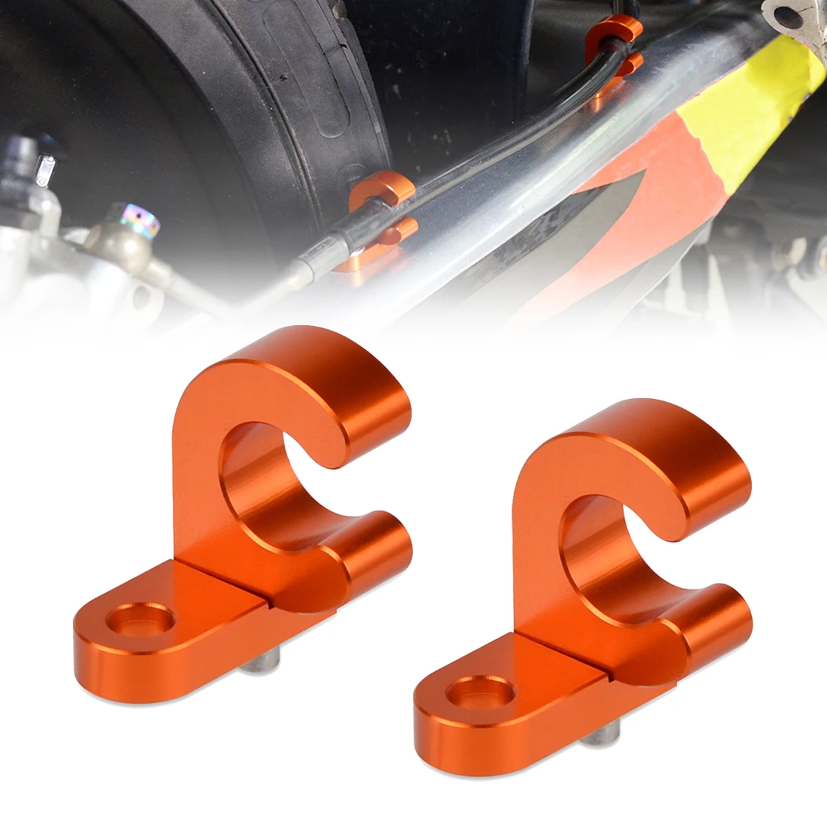 

For KTM 620 LC4 EXC SX RXC 625 SMC SXC 640 LC4 Adventure R Duke Supermoto 660 Rally SMC SMS CNC Rear Brake Line Hose Cable Clamp
