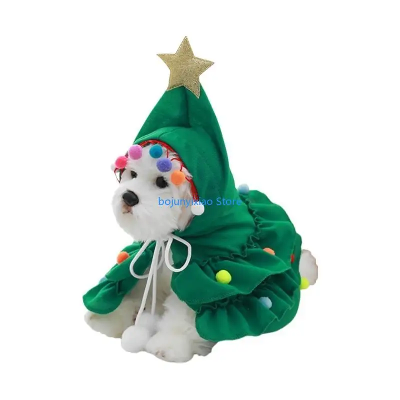 900B Puppy mantel kerstboom mantel vakantiekostuum voor mannen vrouwen jongens meisjes