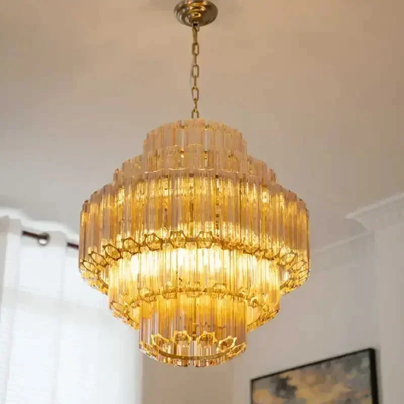 Nordic Modern Luxury Glass Pendant Lights Living Dining Table Room Kitchen Island Wedding Hanging