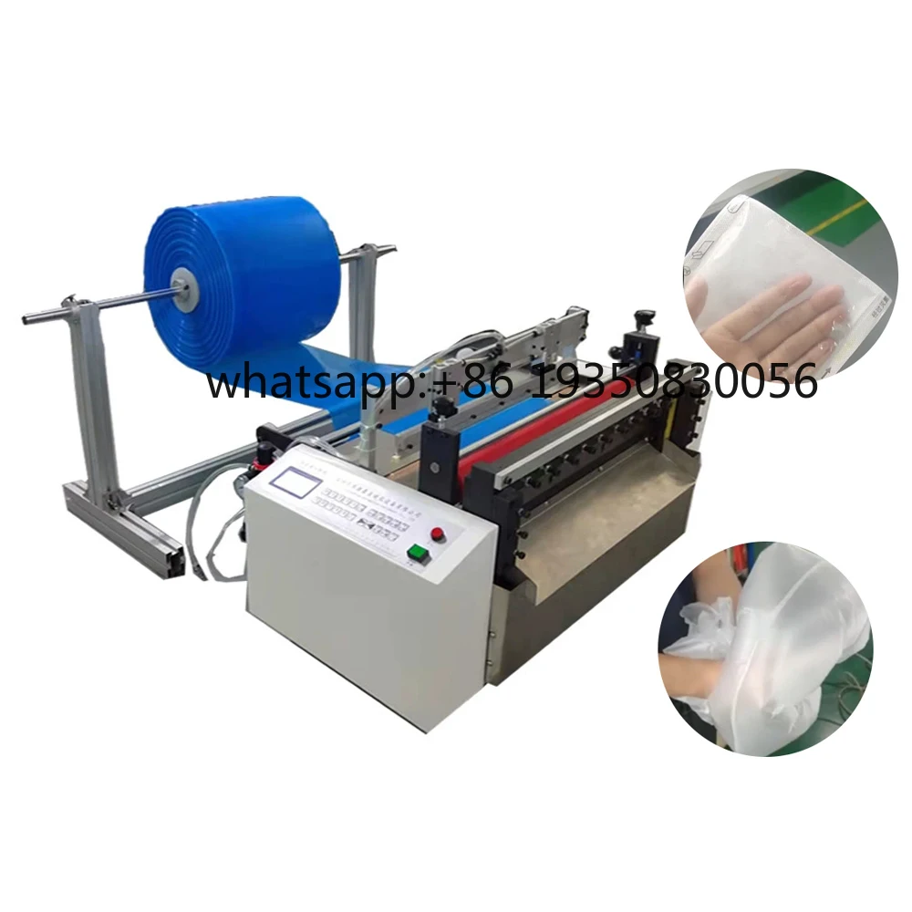 

QK-300 Hot Selling Non-woven Plastic PE Bag Packaging Bag Making Machine/roll to Sheet Sealing and Cutting Machine