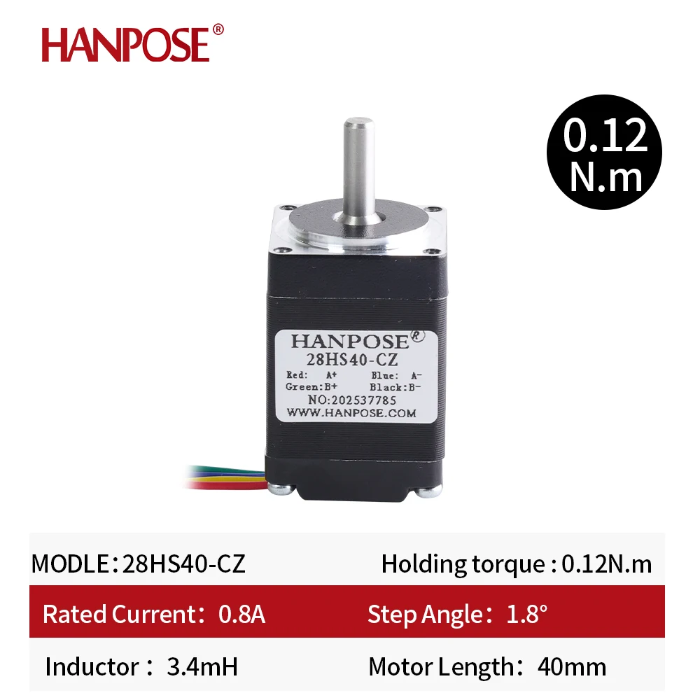 28HS28/34/40/50-CZ/HCZ Stepper Motor Encoder Compatible with High-speed Motors Including Magnet Column Holes