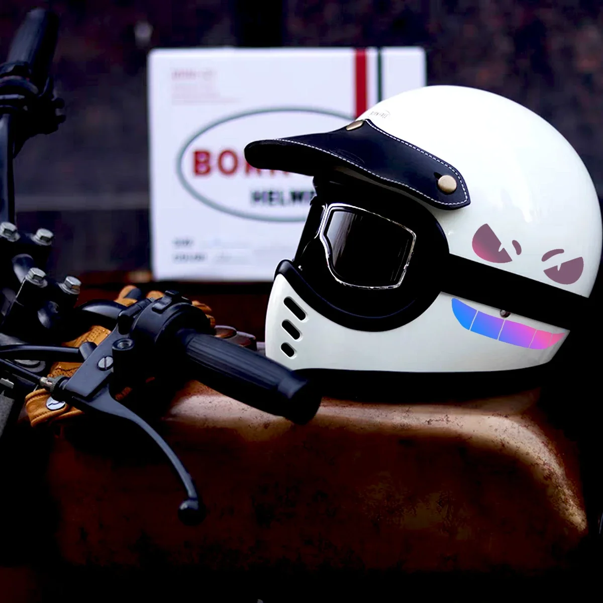 JDM الكونتون الشارات عاكسة دراجة نارية الملحقات الجانب قطاع خوذة الدراجة البخارية باب السيارة الجسم نافذة سكيت ملصقات الكمبيوتر المحمول