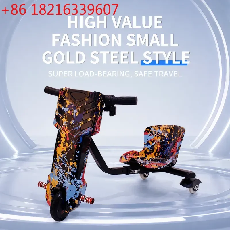 High Value Fashionable King Kong Scooter Luminous Children Twisting Car for Park Square Rental Wholesale