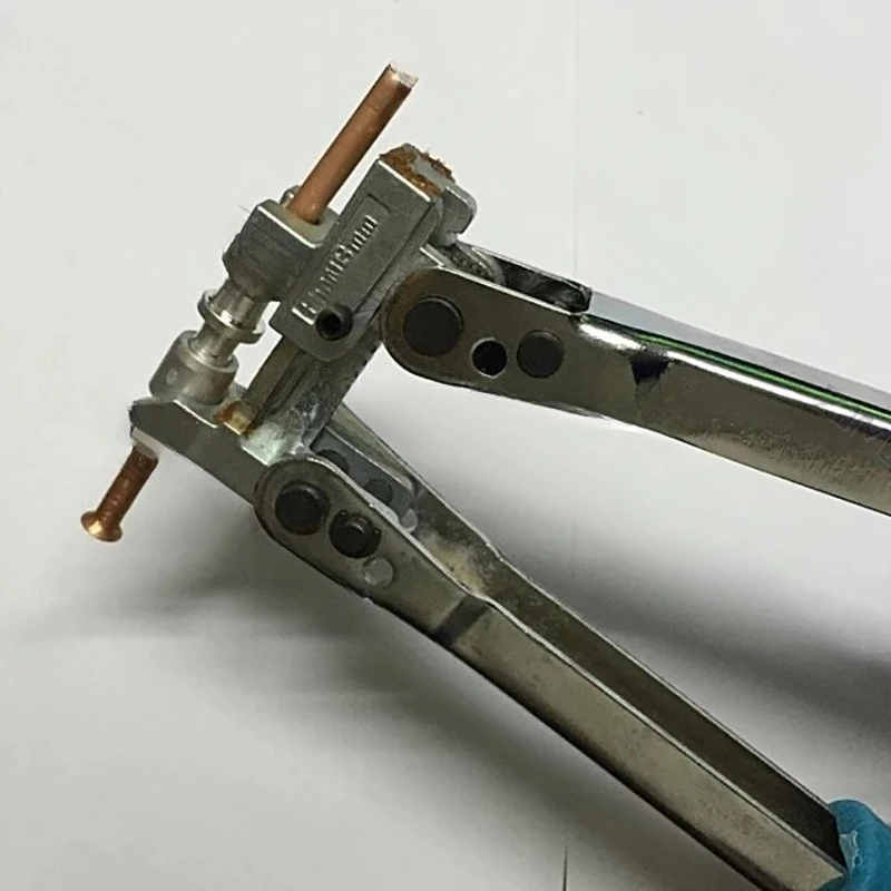Lock Ring Crimping Pliers, Free Welding Quick Closing Composite Ring Tool for Refrigerator & Cabinet Refrigeration Maintenance