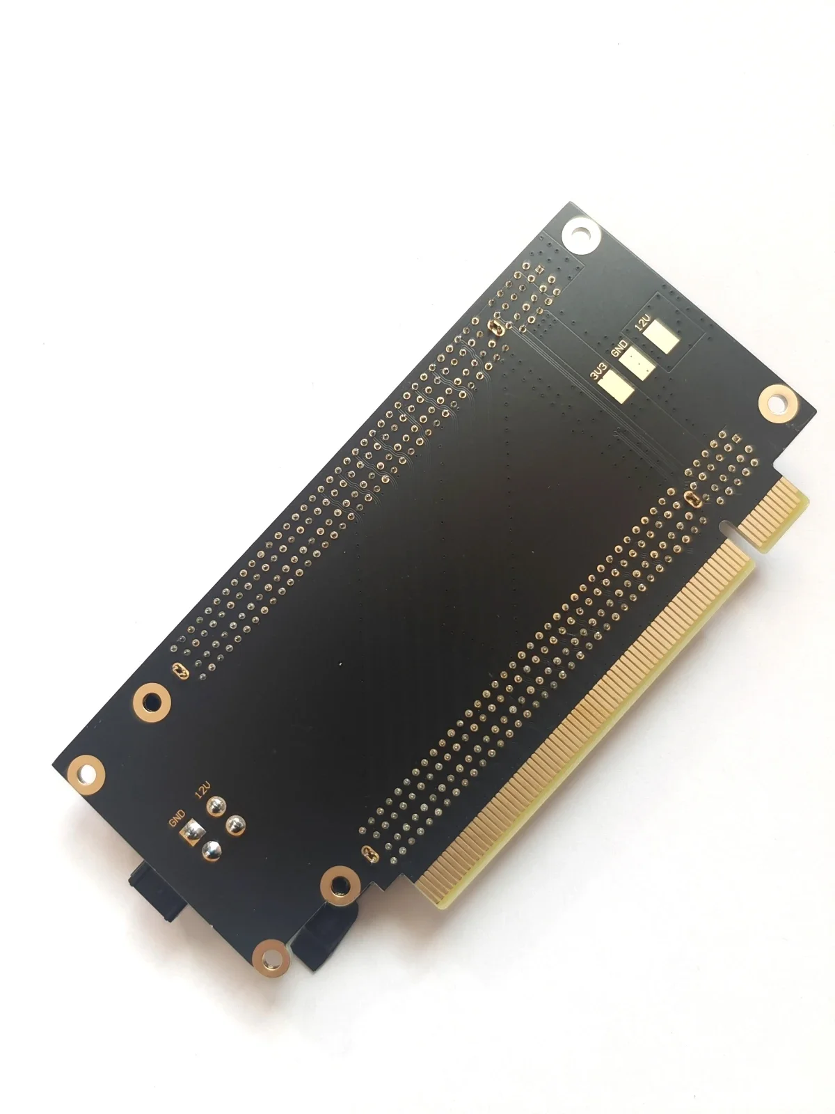 PCIE 4.0 スプリットカード X16 to X8 X8 2スロット幅 ITX A4 FormDシャーシ用、デュアルグラフィックスカード RTX3070、X8X8 - 2スロット幅、スプリッター