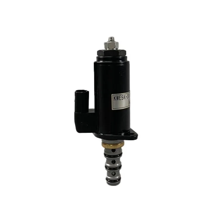 10/Genuine Mechanical Hydraulic Pump Solenoid Valve for Kobelco Excavators, SK8/SK10, 7.5~48 Ton