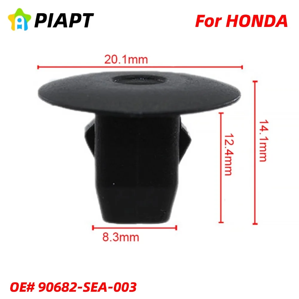 20pcs OE#90682-SEA-003 Fender Liner Mud Guard Retainer Clip For Honda Acura Accord Civic CR-V Fit Odyssey CR-Z ILX MDX RDX TL