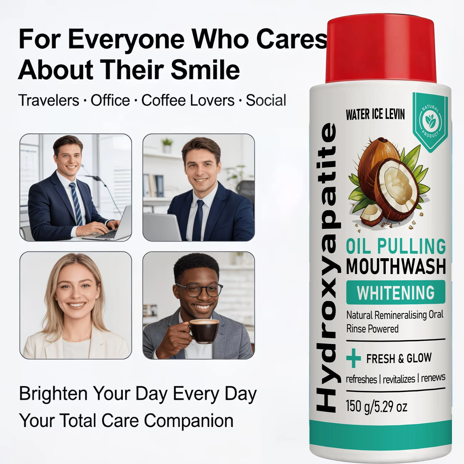 Collutorio all'Idrossiapatite  - Teeth Whitening Oil Pulling recensione e prezzo
