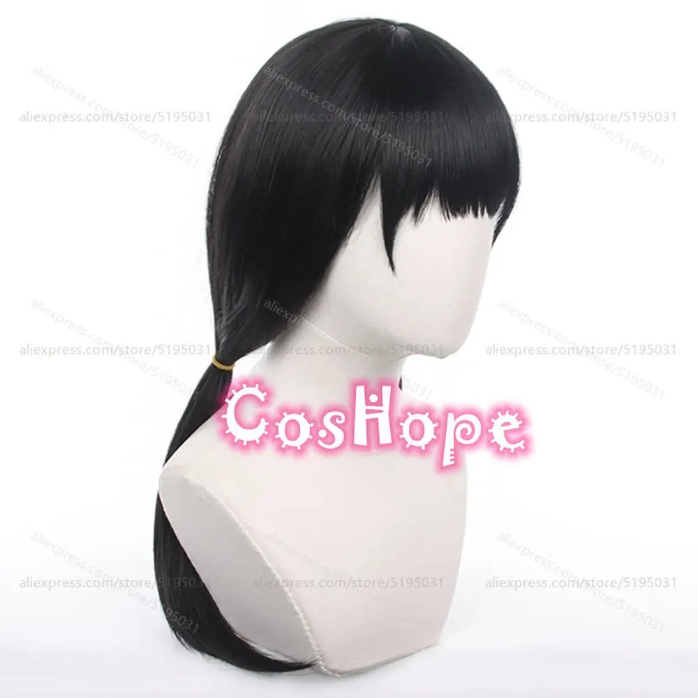 ミタカコスプレ女性用ウィッグ,コスプレ,ロング,ストレート,ブラック,アニメ,耐熱性,合成ウィッグ,パーティーヘア,60cm
