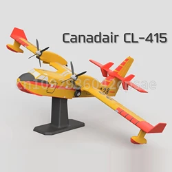 [Unassembled Model] 1:63 Scale Canadair CL-415 Amphibious Twin-engine Propeller Aircraft Model