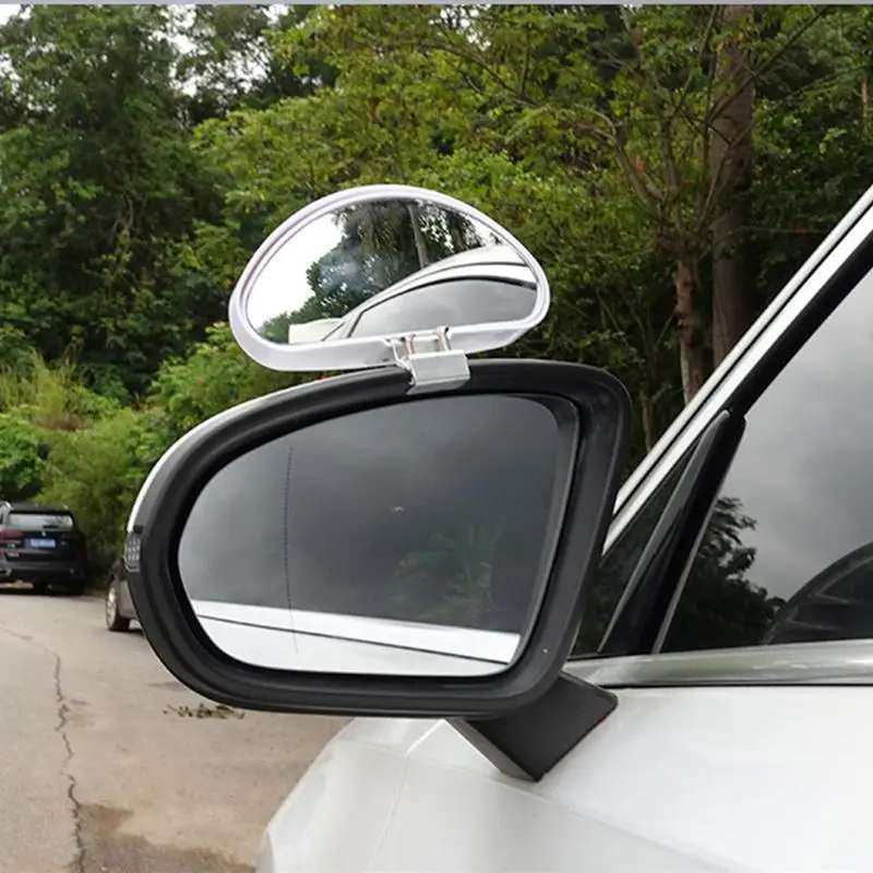 Panoramic Rear View Mirror Adjustable Extended Curved Auxiliary Mirror Vehicle Inside Mirror Blind Spots Mirror For Marine Truck