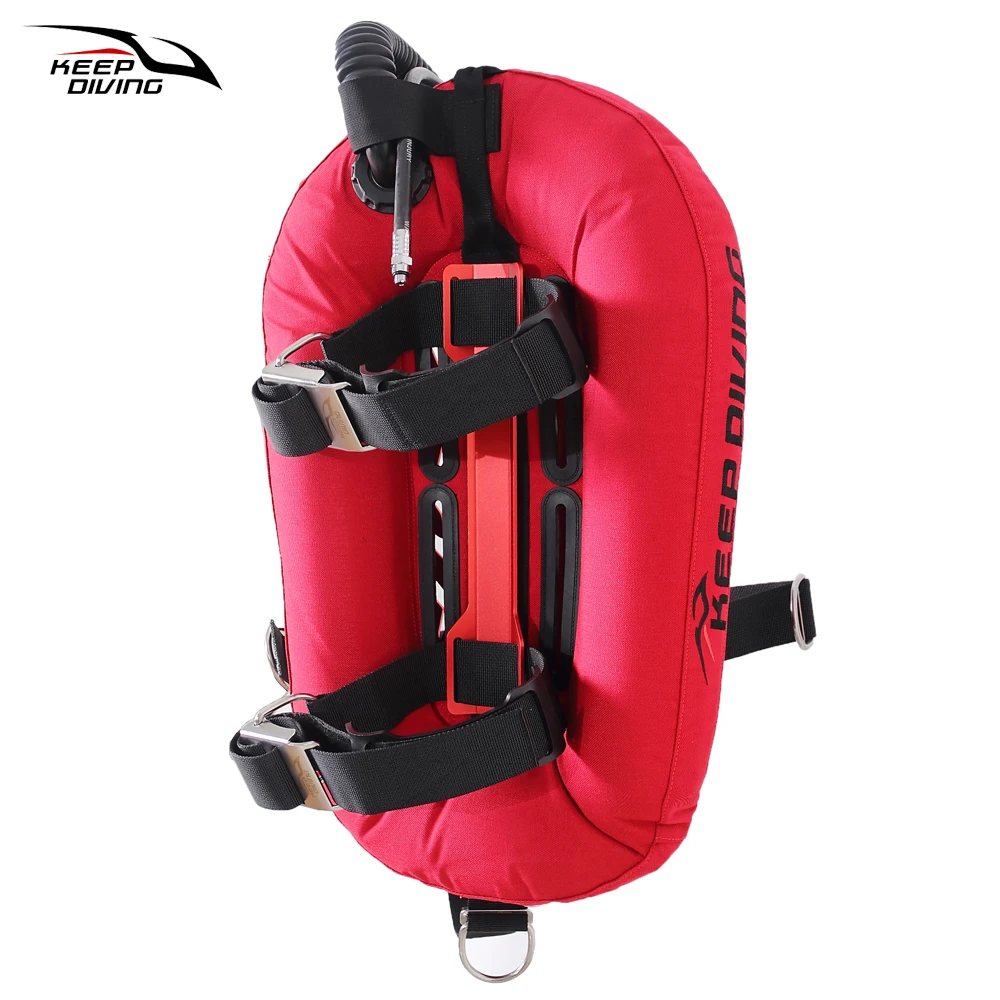 30LBS Scuba Diving BCD Donut Wing Single Tank Tech Dive Cylinder Auftriebskompensator Sicherheitsausrüstung – Detail 2