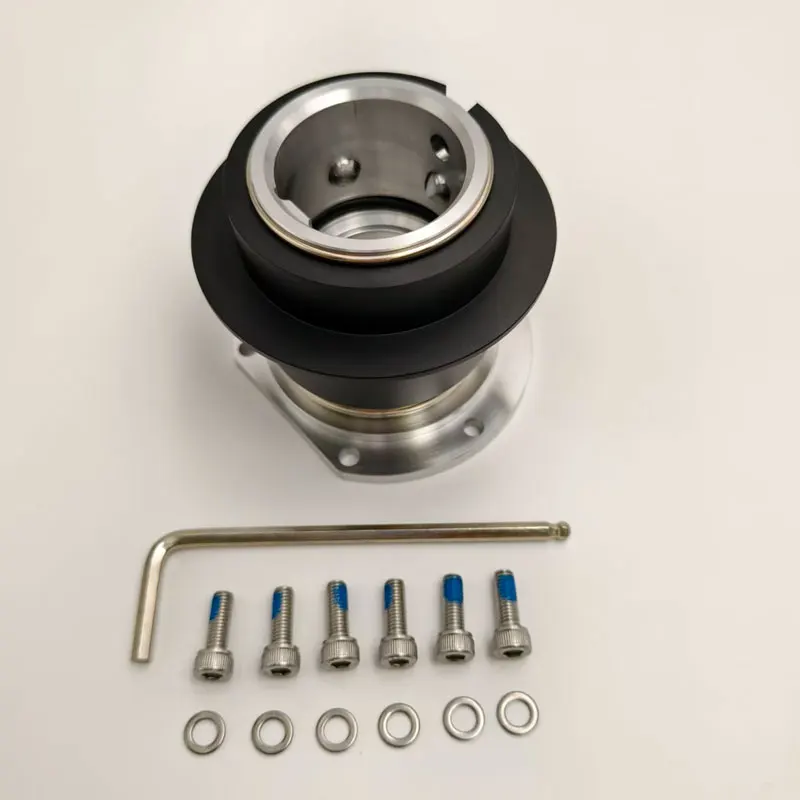 Metal Quick Release Steering Wheel Quick Release Replacement and 70mm Hole Spacing Adapter Ring  For FANATEC QR1 Wheel-Side