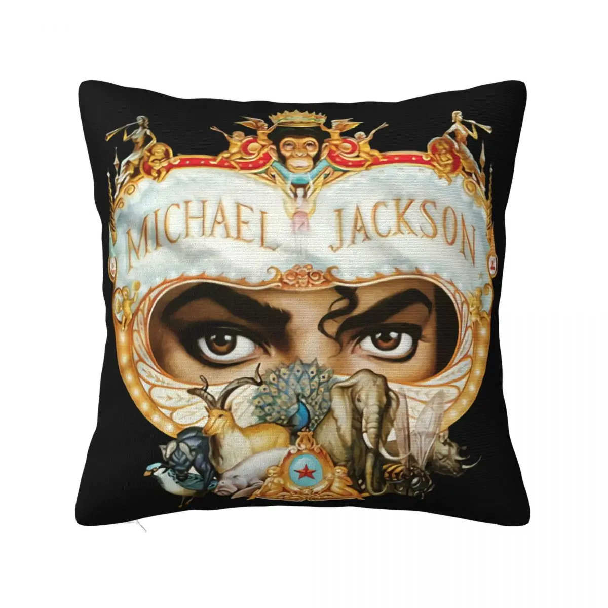 Michael Jackson Dangerous Black New Famous Low Price Hot Teenage Child Youth Cotton Hot On Sale Summer Style Pillow Case