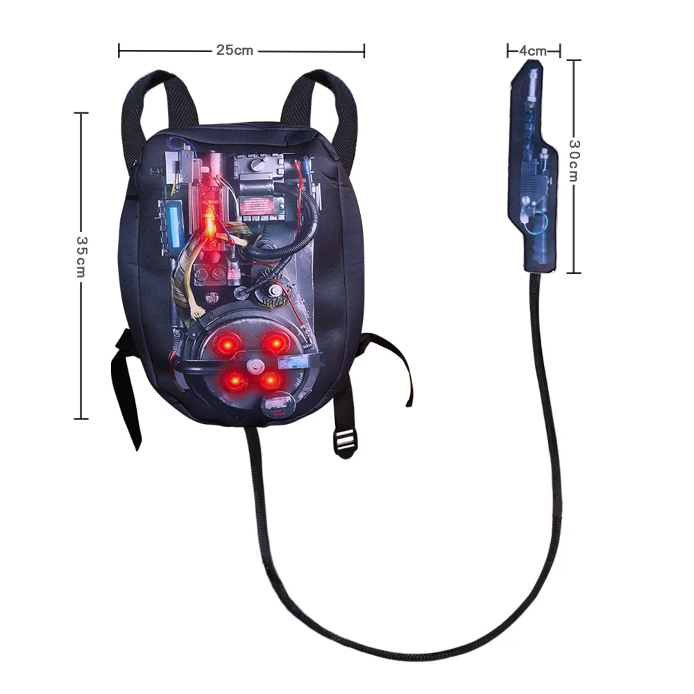 أزياء تنكرية لفيلم Ghostbusters للأطفال مع حقيبة ظهر هدية عيد الميلاد كرنفال مجموعة ملابس الحفلات المشجعين #6