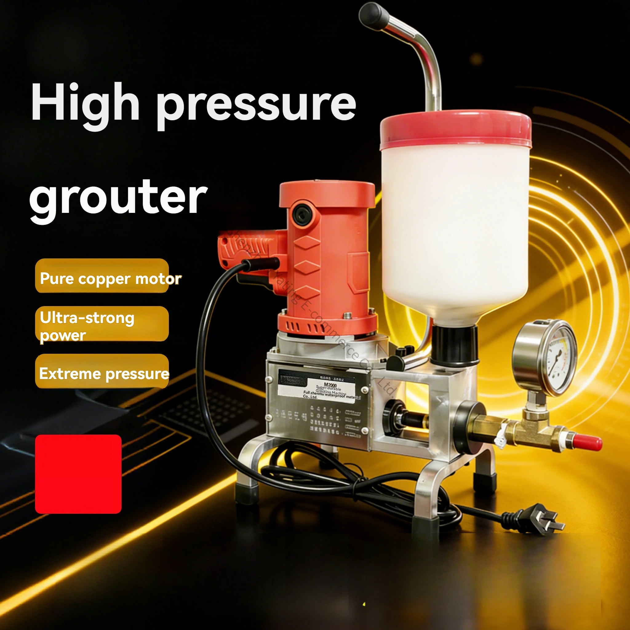 Electric Waterproof grouting machine High pressure Epoxy resin water stop nail leak repair and injection Leak plugging machine