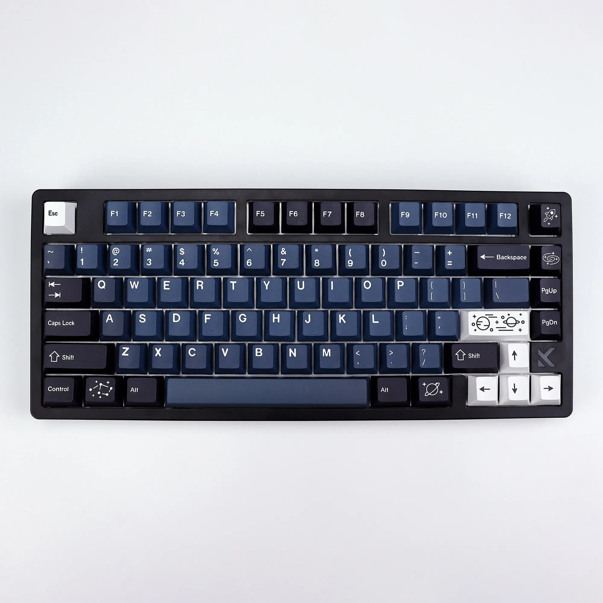 

KBDiy 143 клавиши/набор колпачков для клавиш Cherry Profile из ПБТ, изготовленная на заказ механическая клавиатура, игровая GMK Galaxy Keycap для ACE60 ACE68 RAINY75 AK74 aula F87 F108 F99 Pro ACE60 ACE68 RAINY75 AK74