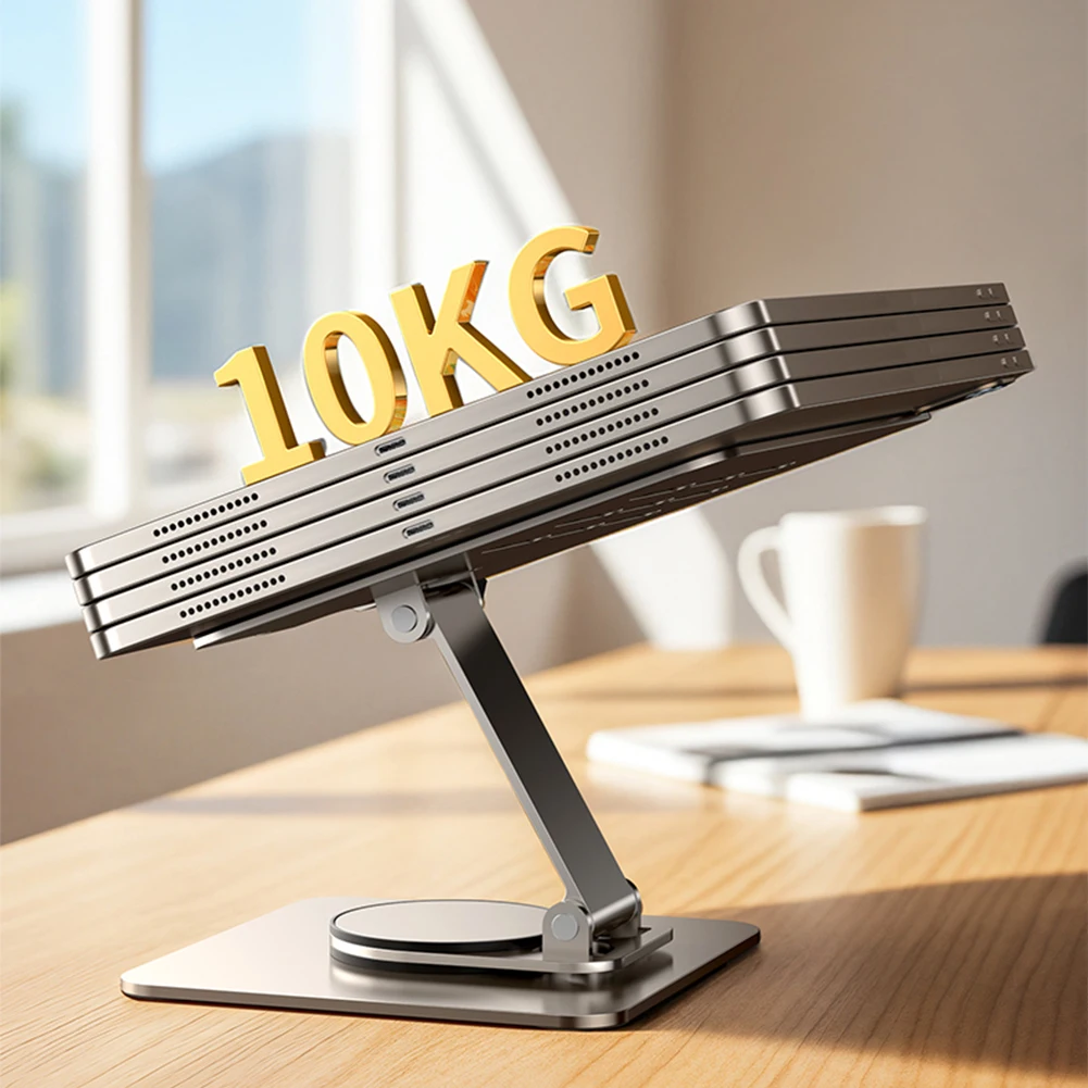 حامل لوحي غير قابل للانزلاق وقابل للطي وحامل سطح المكتب قابل للتعديل لجهاز iPad Pro Air Mini 4-13 بوصة