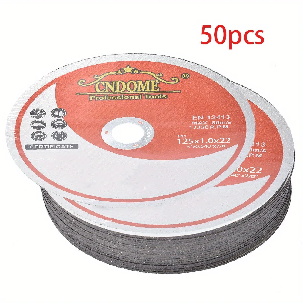 

5"x.040"x7/8" Cut-off Wheel - Metal & Stainless Steel Cutting Discs 50 Pack