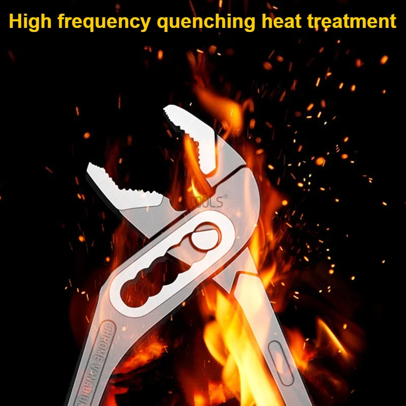 Industrial Grade Water Pump Pliers with High-quality Card Insertion Multifunctional 6-speed Adjustable 8-inch Opening Universal