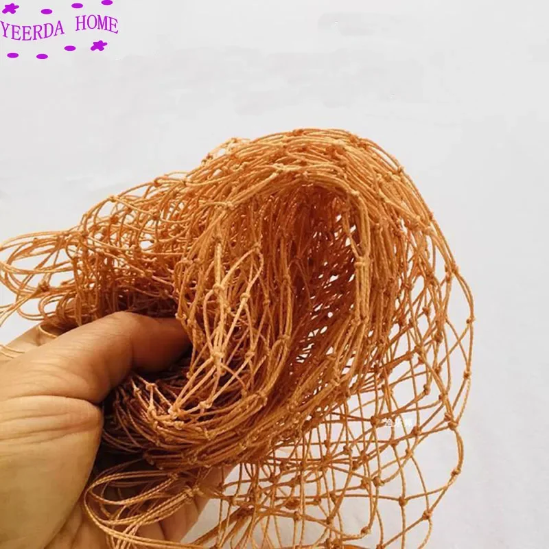 Wear-resisting brown fishing net stake net Breeding nets Crop protection net Balcony isolation Multifunction nylon network