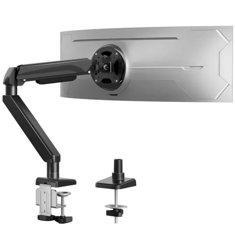 

Heavy-Duty 2-18kg Capacity Monitor Mount for 17-49" Screens, Dual-Use Desk Stand with Aluminum & Steel Construction