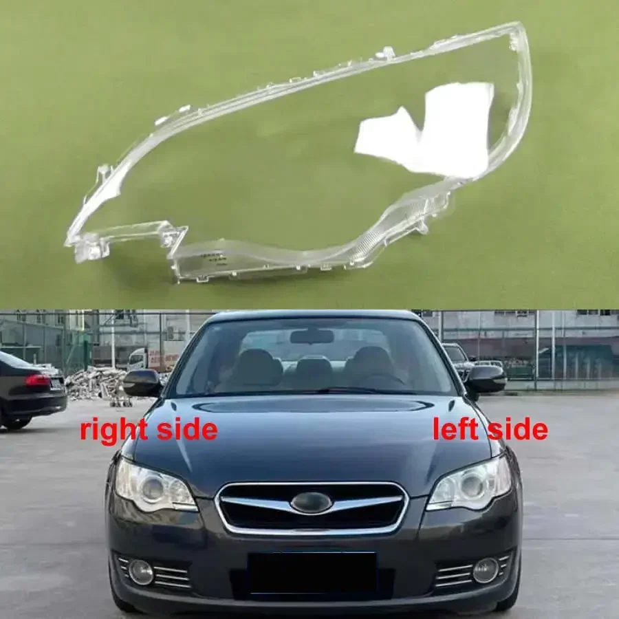 For Subaru Legacy 2006 2007 2008 2009 Headlamp Shell Transparent Headlight Cover Lens Replace Original Lampshade Plexiglass