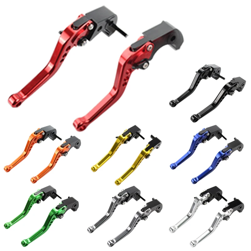 CNC Short Brake Clutch Levers For Suzuki GSXR1000 GSXR 1000 K7 2007 2008 07 08 Red Adjustable Lever